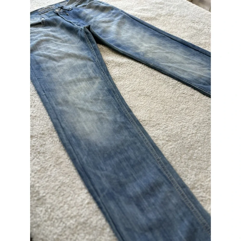 NWT PD&C PAPER DENIM CLOTH FADED BLUE 28X30 SLUB DENIM‎ SLIM STRAIGHT JEANS MENS